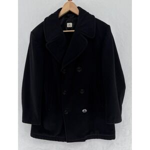 Vintage US Navy Enlisted Wool Peacoat (1980s / Cold War Era)